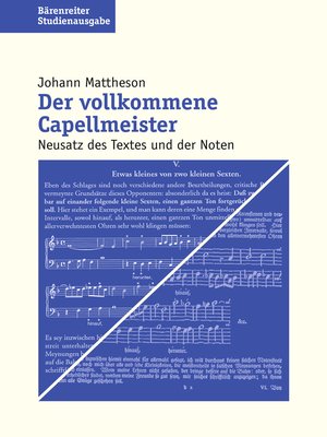 cover image of Der vollkommene Capellmeister